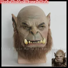 Горячая Распродажа вечерние Косплей фильм World of Warcraft маска Ogrim Doomhammer латексная страшная маска вечерние Хэллоуин косплей игра маска игрушка