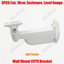 3 шт./лот датчик уровня кабельный корпус 18~ 20 см ABS пластиковые настенные крепления Кронштейн Поддержка для Zoom Box Пуля CCTV безопасности камера
