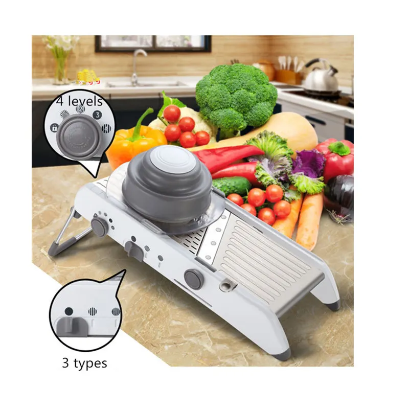  New Stainless Steel Multi-Purpose Vegetable Cut Silk Kitchen Slicer Potato Cut All-in-one Machine P - 32962719791
