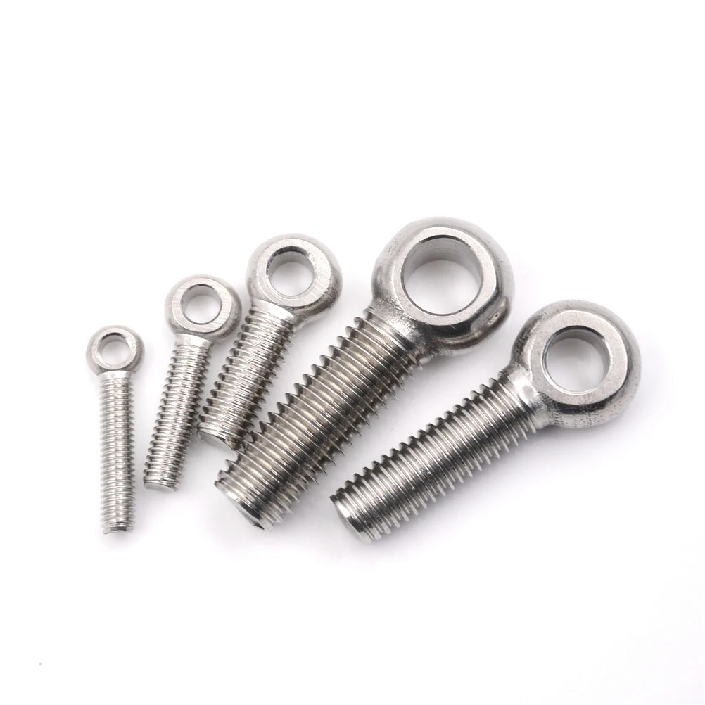 

5PCS/lot Eye Bolt M5 M6 M8 M10 M12 Stainless Steel Eye Bolt Stud Articulated Anchor Bolt Fasterners