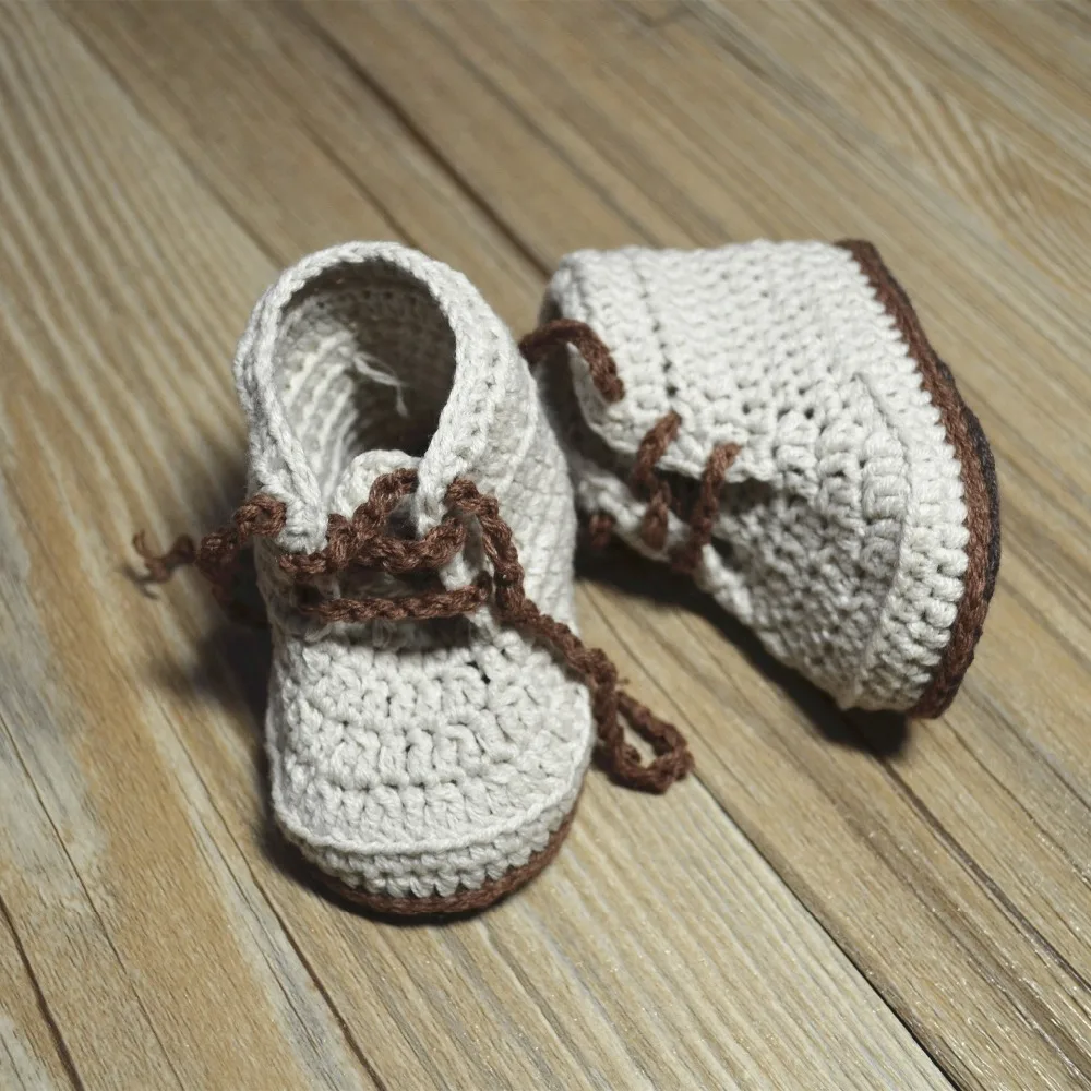 QYFLYXUE Handmade knitting shoes, Baby Toddler shoes, laced sneakers