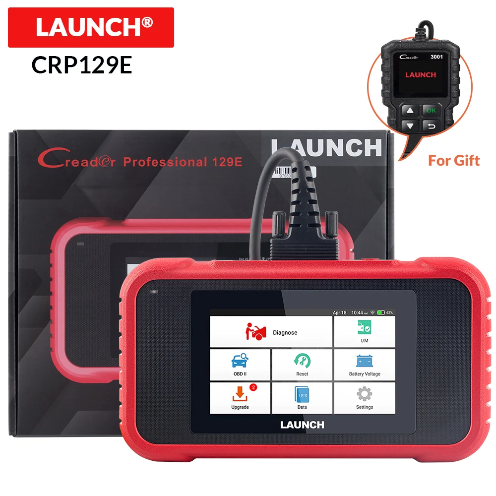 

New LAUNCH CRP129E OBD2 Auto Scanner Engine ABS SRS AT Brake Oil SAS ETS TMPS Reset CRP129 E OBD Code Reader Creader viii CRP123