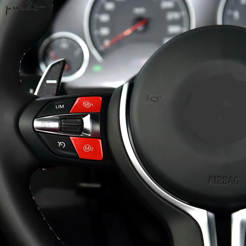 Рулевое колесо M M1 M2 кнопка переключателя Крышка для BMW M3 M4 M5 M6 X5M X6M F80 F82 F83 F10 F06 F15 F16 &