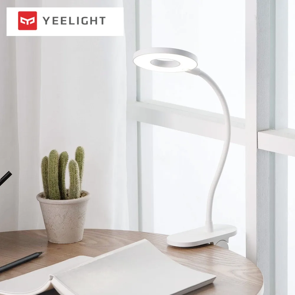 Светодиодная настольная лампа Xiaomi Yeelight с зажимом ночник Перезаряжаемый USB 5 Вт 360