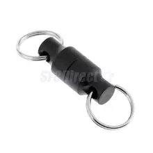 Нахлыстом аксессуары форель посадки сетка магнитная сетка-Релиз Держатель Пряжка Хранитель с Разделение кольца черный