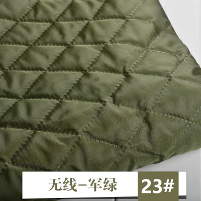 100*150 см готовая стеганая полиэфирная стеганая ткань подкладка для обивки пальто ткань Алмазная конструкция 200 г/м - Цвет: 1