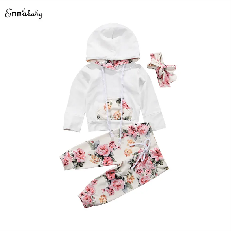Long Sleeve Toddler Newborn Kids Baby Boys Girls Hoodie Hooded Tops Sweatshirt