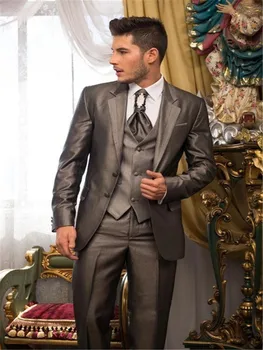 

Fashion Mens Suits Event Stage Suits Wedding Best Man Groomsmen Tuxedos Custom
