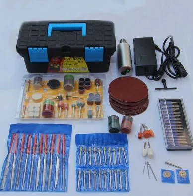 Electric Mini Drill Accessories Jade Grinding Tools Kit Full Set Cutting Engraving Carving and Polishing Handwork Sculpture Tool diy electric grinding accessories 105pcs set flexible shaft machine polishing cutting engraving jade electric grinding tools