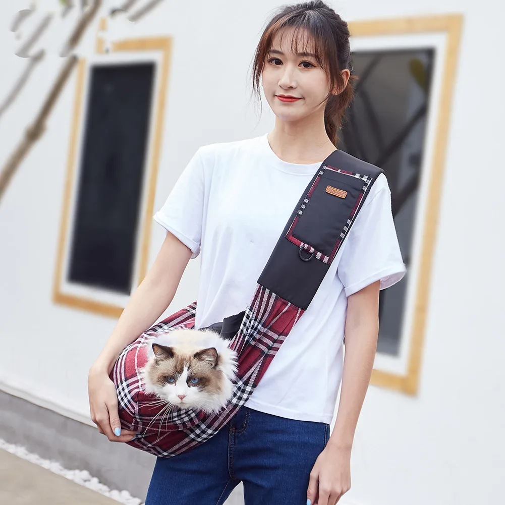 Горячая ПЭТ кошка сумка для переноски Расширенный наплечный ремень щенок Дорожная сумка через плечо LSK99