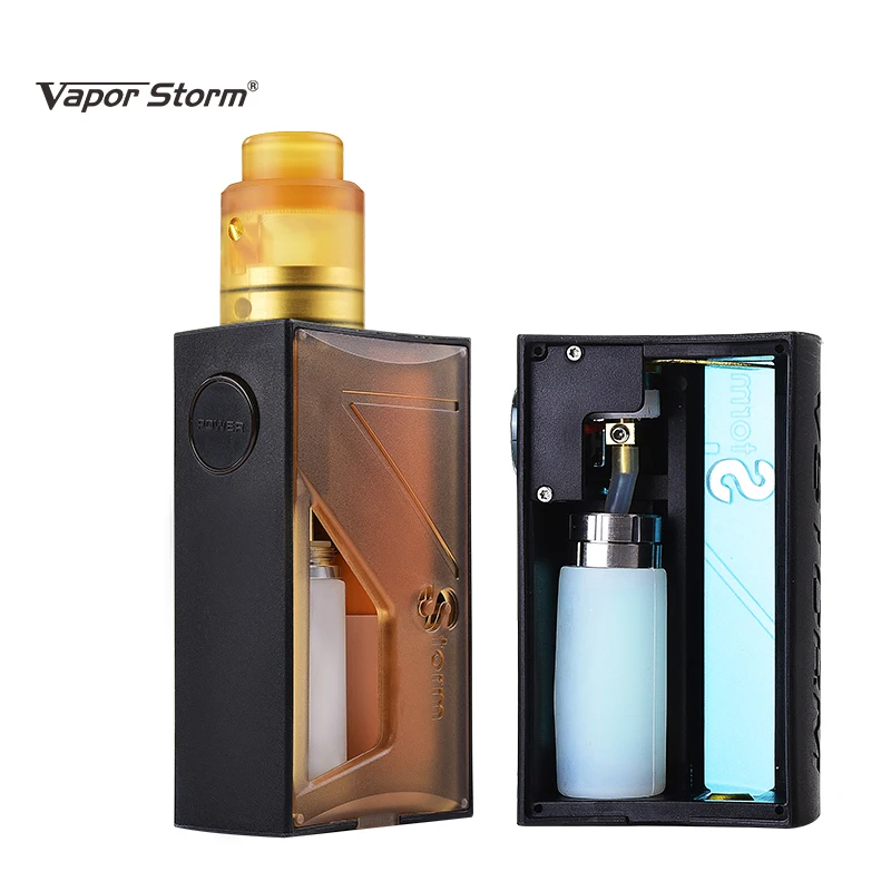 

2018 New 100% Original Vapor Storm Raptor Squonk BF Kit Mechanical Box Mod w/ Raptor Atomizer kit 6.0ml electronic cigarette kit