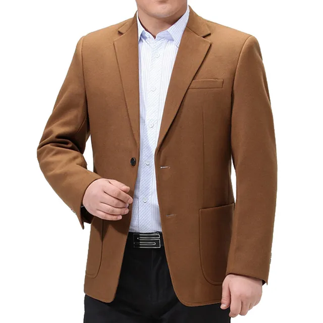 Men Blazer And Suit Spliced Fashion Casual Male Office