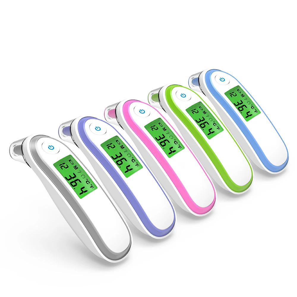  Medical baby Fever Alarm Infrared Thermometer & Finger Pulse Oximeter blood oxygen Heart Rate Monit
