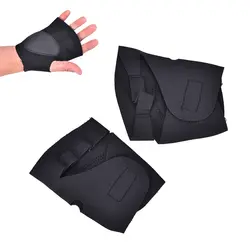1 пара мужские перчатки для велоспорта без пальцев перчатки черный цвет немного эластичность Военный Спортивный Тактический тренажерный