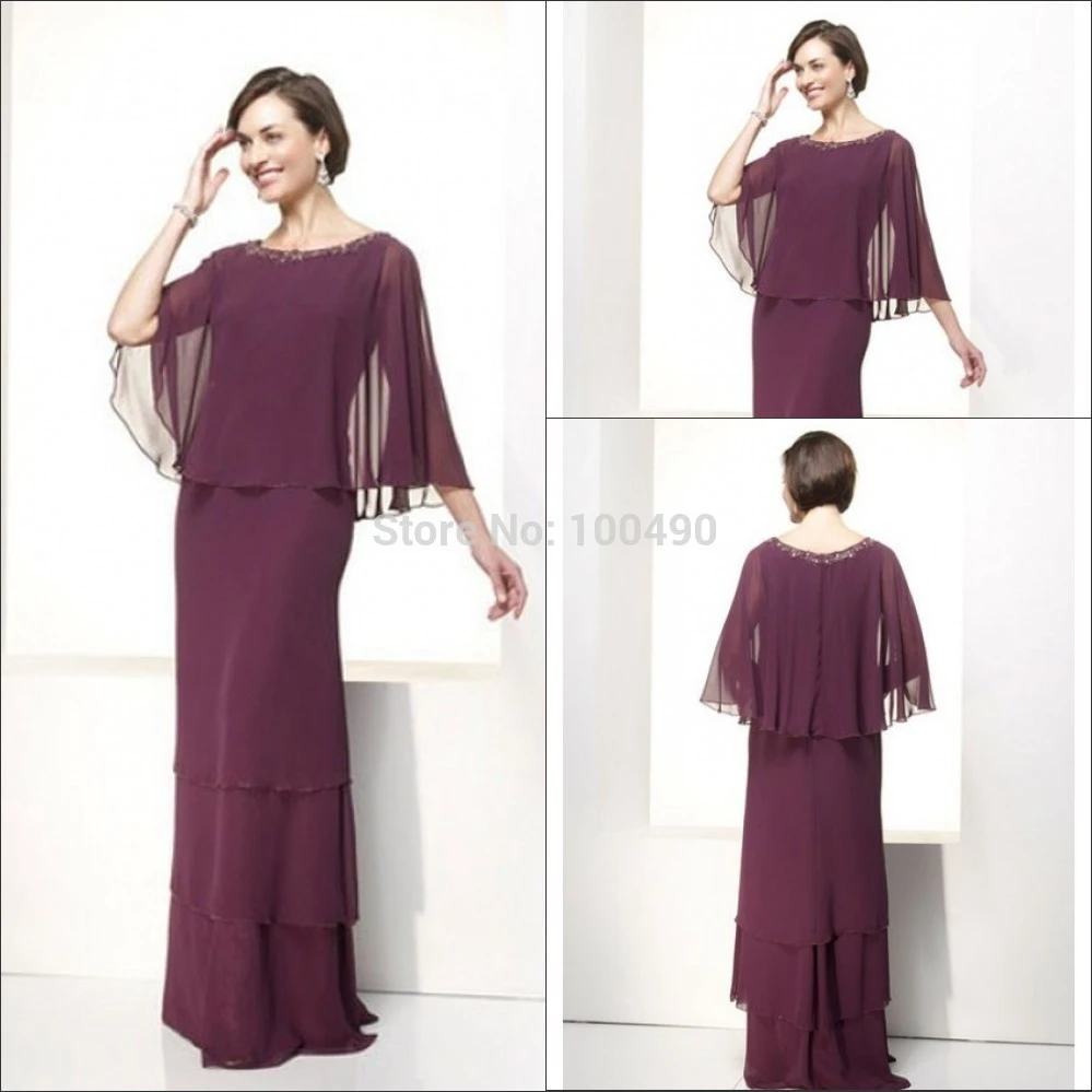 chiffon mother of the bride outfits