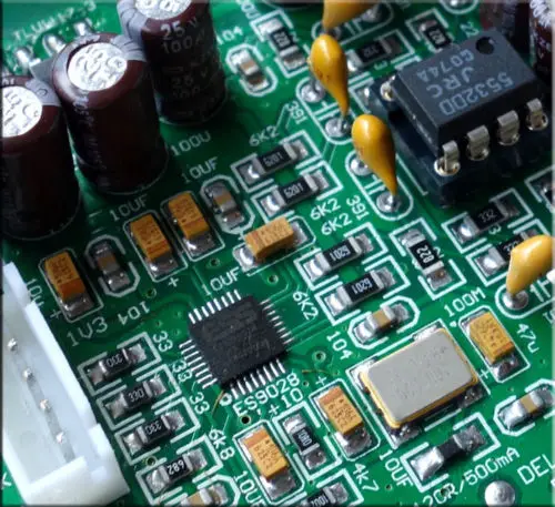 ES9028Q2M ES9028 I2S Вход декодирования доска ЦАП форматы pcm и DSD NE5532 ОУ усилитель DIY DSD IIS-32bit 384 К обновления ES9018