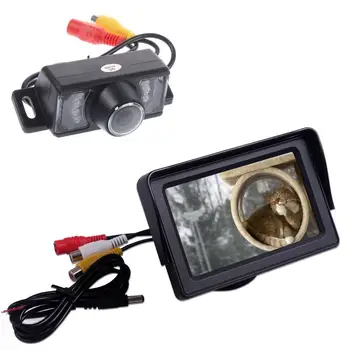 

4.3 Inch TFT LCD Screen Car Rear View Monitor Screen Car DVD Monitor with Universal Waterproof Car Rear View Camera for parking