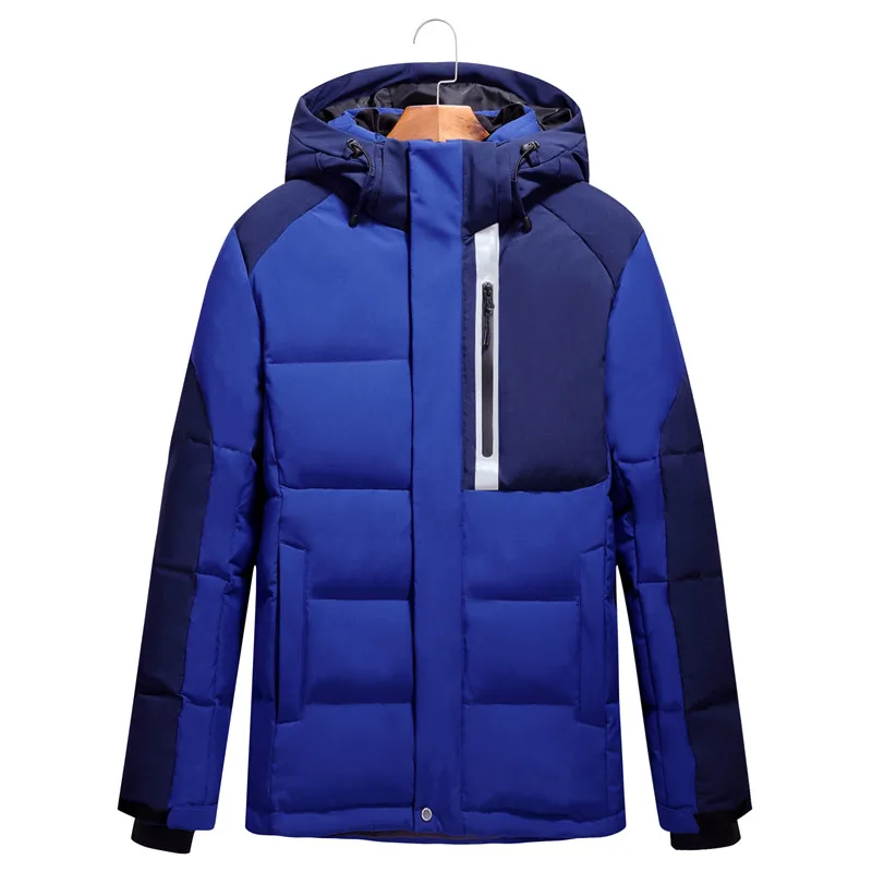 

High Quality Russia Winter Jacket Men Thicken Thermal Windproof Brand Down Jacket Men Fashion Male Outerwear -40 Degree