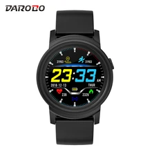 DAROBO Smart Watch men women 1.3″ round dial display Heart rate monitor Fitness Tracker Call SMS push Smartwatch For Android IOS