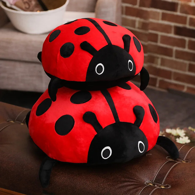 Beetle Plush Toy Ladybug Doll Creative Stuffed Animal Car pillow Cushion UK*Gift