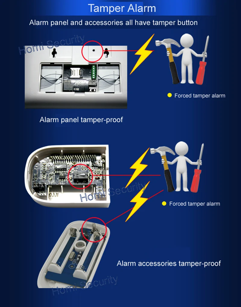 10 tamper alarm