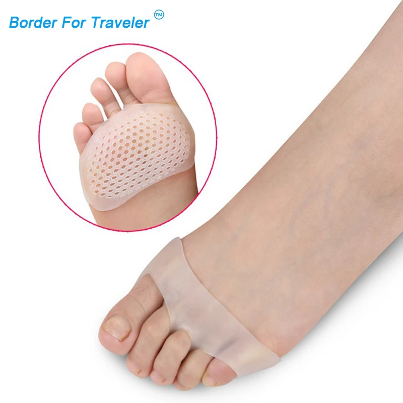 

Soft Silicone Gel cushion forefoot Pads fashion gift for women High heel anti Slip-resistant pad metatarsal massaging insoles