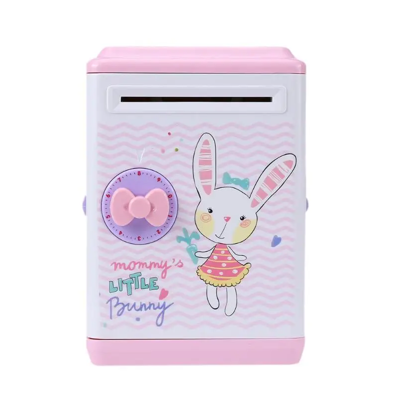 Electronic Piggy Bank ATM Password Money Box Cash Coins Saving Box ATM Bank Safe Box Automatic Deposit Banknote Christmas Gift - Цвет: 05