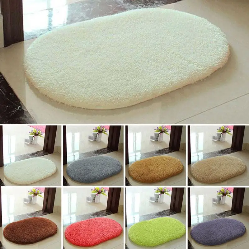 2016 Hot Sale Anti Skid Fluffy Absorbent Area Rug Carpet For Home Bath Floor Shower Door 5Color