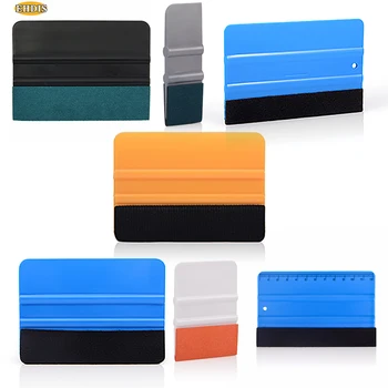 

EHDIS Vinyl Car Wrapping Card Scraper Auto Carbon Film Felt Edge Squeegee Car Styling Sticker Wrap Accessories Window Tint Tool