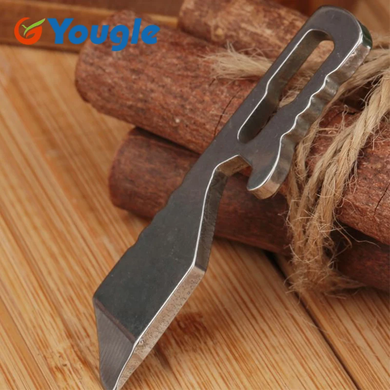 

YOUGLE Multifunction Outdoor EDC Pocket Tool Pry Bar Bottle Opener Screwdriver Keychain outdoor tools