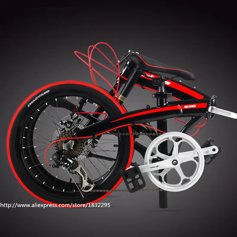 HOT Folding font b Bicycles b font 7 font b Speed b font 20 22inch Aluminum