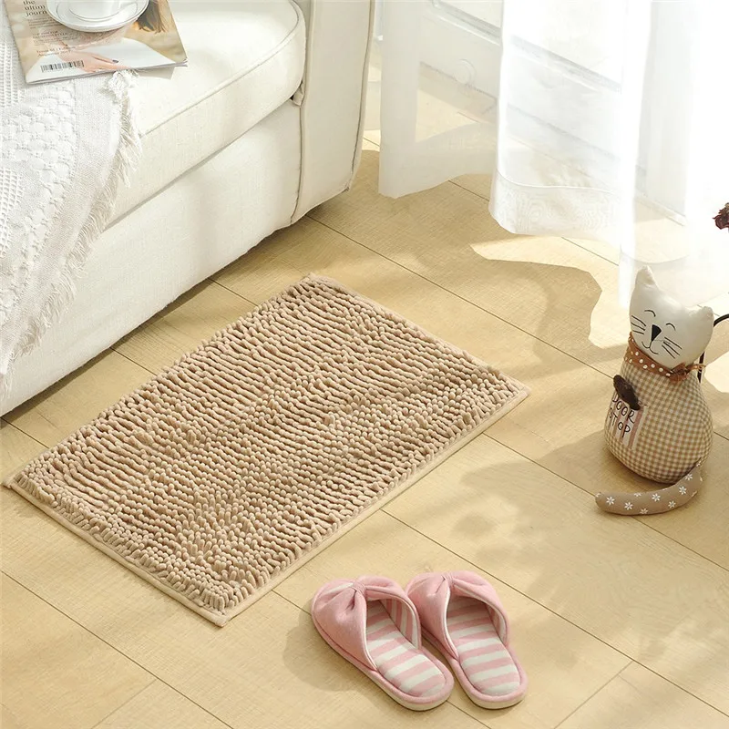 

40*60cm Convenient Magic Non Slip Door Mat Rug Soft Dirts Trapper Indoor Super Memory Foam Absorbent Doormat