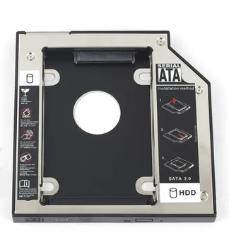 

WZSM New 12.7mm 2nd SATA Hard Drive HDD Caddy For ASUS G73 G73jh g73jw g73sw G74 G74jh