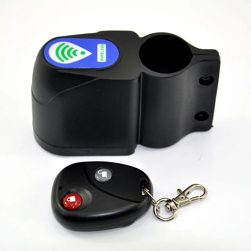 

Hot Sale Wireless Remote Control Anti-theft Bike Lock Cycling Security Lock Professional Vibration Alarm 110dB Bicycle Alarm