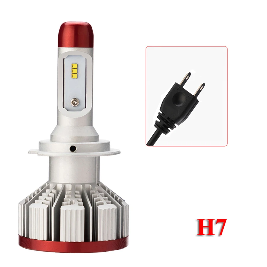 Zdatt зэс H4 LED H7 H8 H9 H11 H1 H3 светодиодные лампы 9005 HB3 9006 HB4 фар 12000Lm света автомобиля canbus 12 В туман лампа автомобилей 6500 К автомобиль