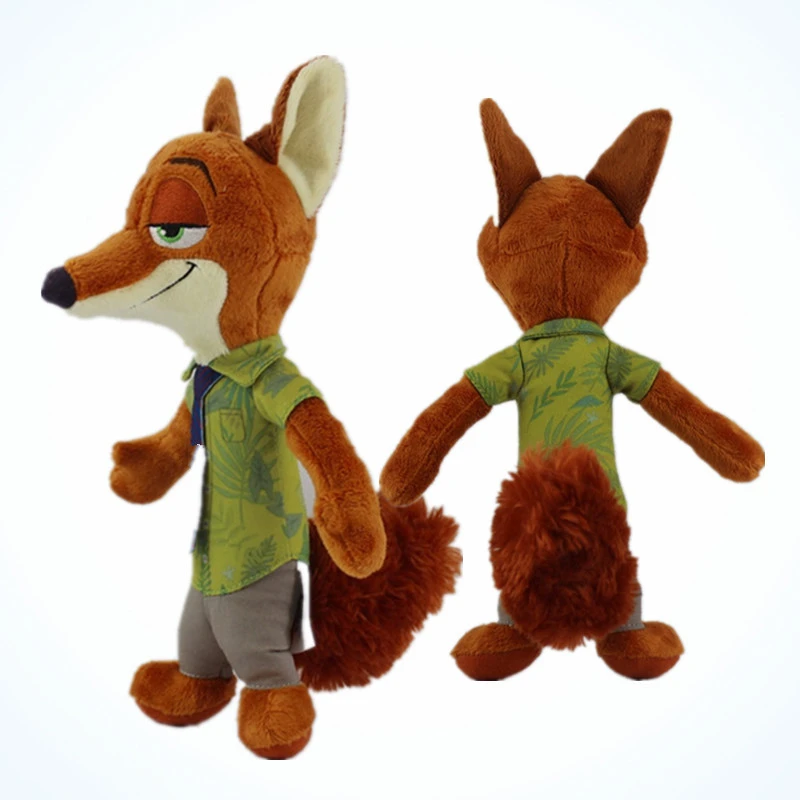 1 шт. 30 см Детские куклы плюшевые Zootopia полицейский кролик Judy лиса Ник Вайлд