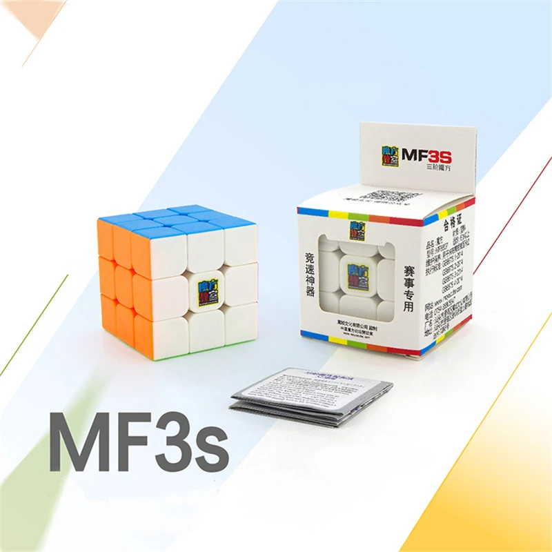 Moyu MF3 MF3S 3x3 соревнования скорость магический куб MF3S матовый волшебный куб головоломка Радуга подарки обучающая игрушка для детей