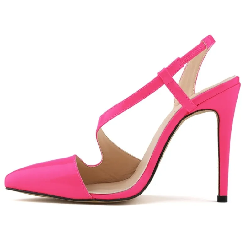 New-Fashion-Thin-Heels-Women-Pumps-Pointed-Toe-Pumps-Shoes-Leather-Sexy-Slingbacks-Wedding-Shoes-Large (7)