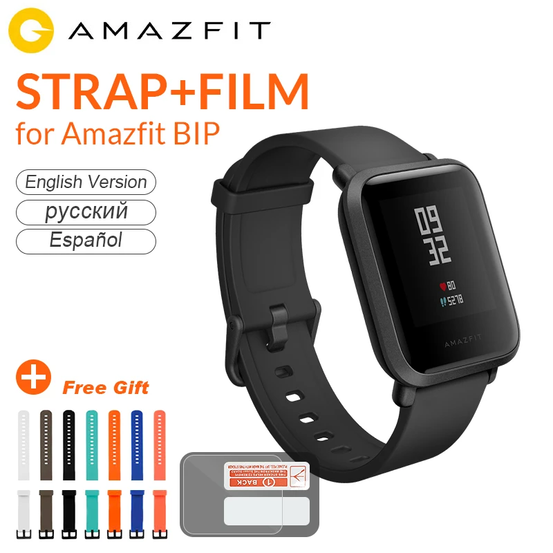 

Global Version Xiaomi Amazfit Smart Sports Watch Huami Mi Fit Youth Edition Bip BIT PACE Lite Waterproof GPS Compass Heart Rate