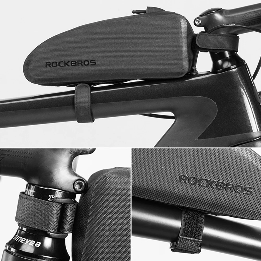 MTB Road Bike Top Tube Bag Bike Front Frame Tube Bag Pack Water