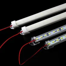 100 шт.* 50 см с фабрики 50 см DC 12 В 36 SMD 5630 Светодиодный Жесткая светодиодная лента бар свет с U алюминиевый корпус+ крышка ПК