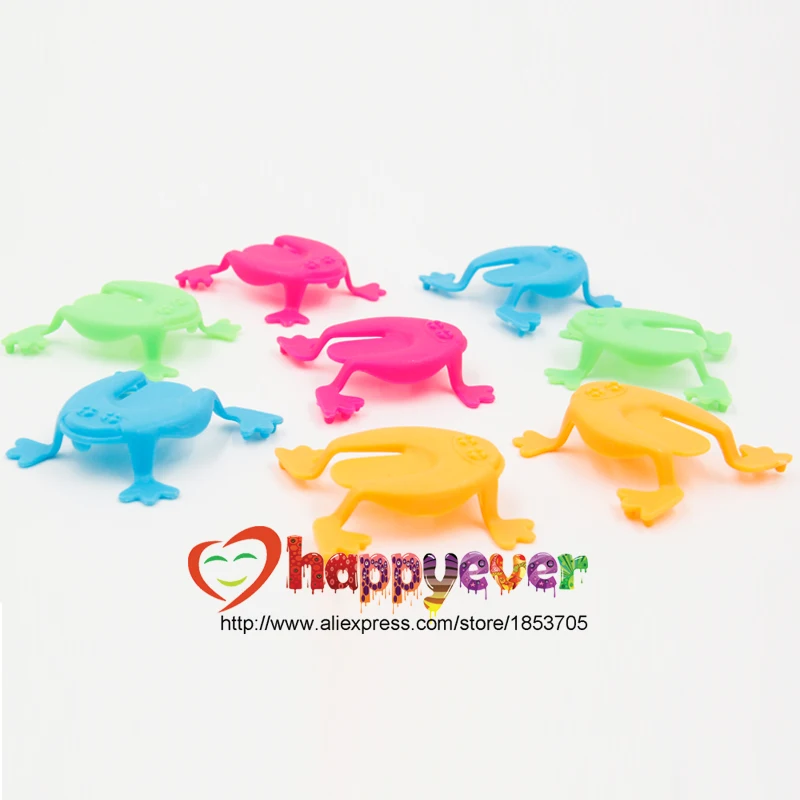 36PCS 2 Inch Jumping Frog Hoppers Game Kids Party Favor Birthday Party Toys for Girl Boy Goody Bag Pinata Fillers