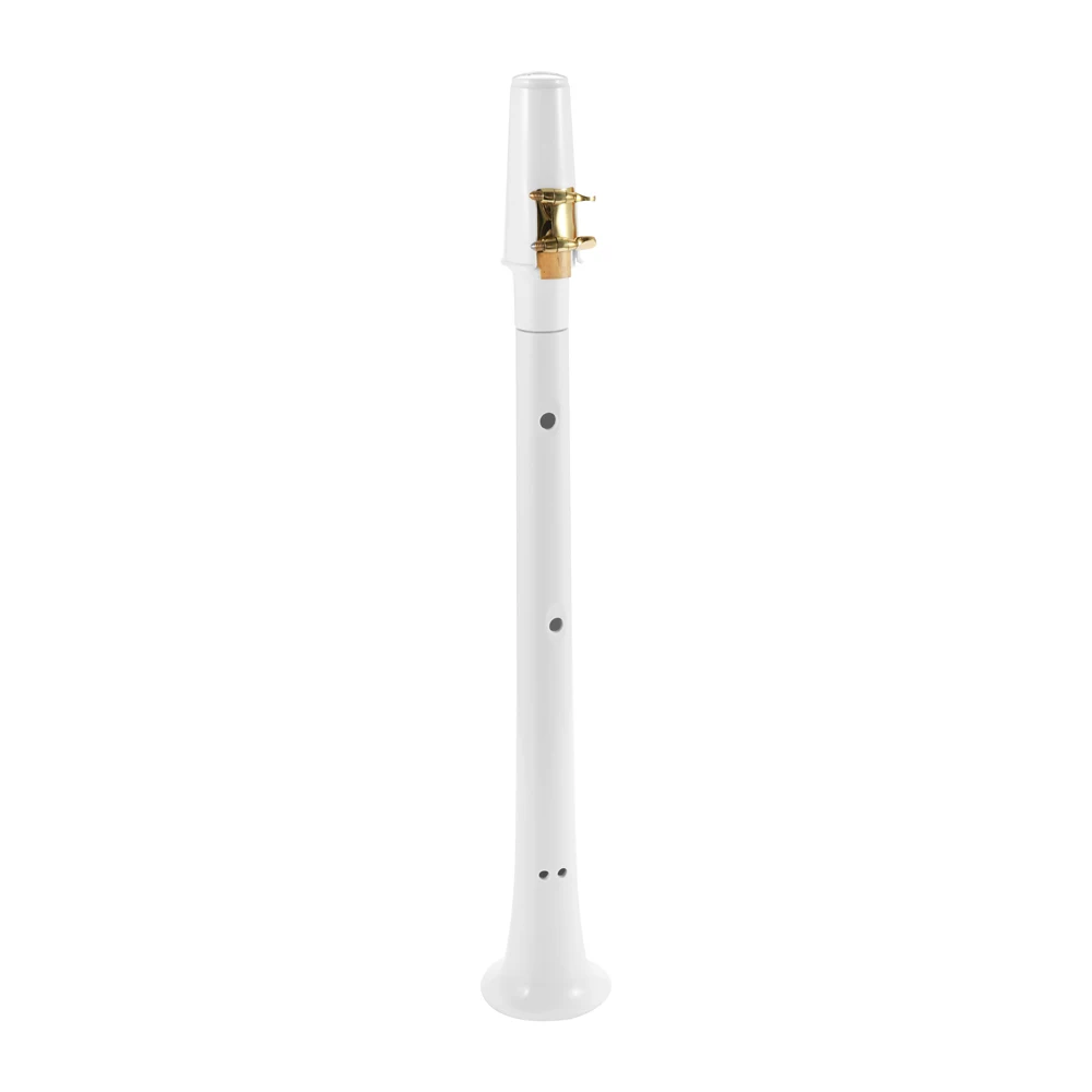 

White Pocket Sax Mini Portable Saxophone Soprano Little Saxophone With Carrying Bag Woodwind Instrument