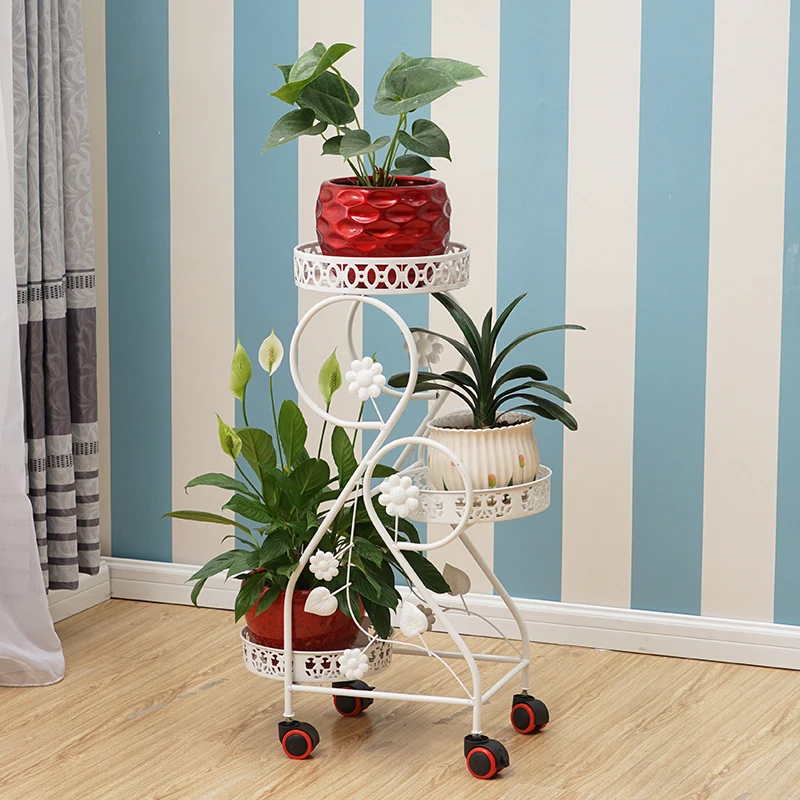 Porta Piante Varanda Decorer Balcone Decoration Metal Raflar Outdoor Sera Shelf Balcon Balkon Plant Stand Flower Iron Rack|Полки для