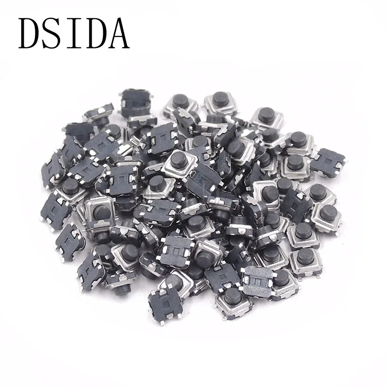 

100pcs/lot 3x3x2mm Light touch switch SMD4 waterproof ON/OFF Touch button Touch micro switch 3*3*2mm keys button SMD 4pin
