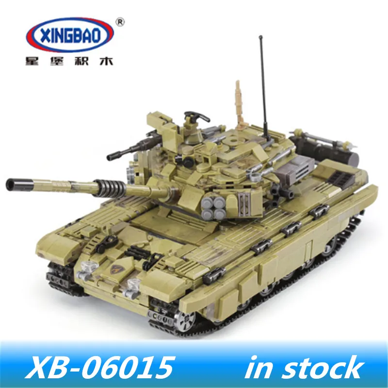 

XINGBAO 06015 The Scorpio Tiger Tank Set DIY Genuine Military Series lepin Building Blocks Bricks Educational Christmas's Gifts