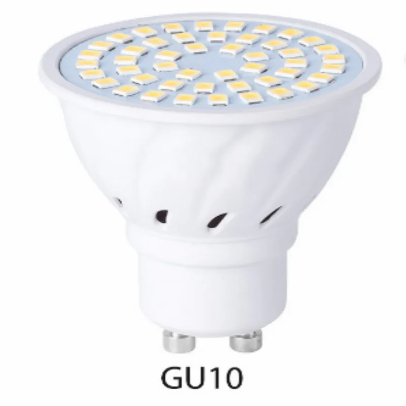 220 v led gu10 Светодиодные лампы e27 e14 b22 mr16 48 бусины из бисера 60 80 бусины 5 шт./лот Бесплатная доставка