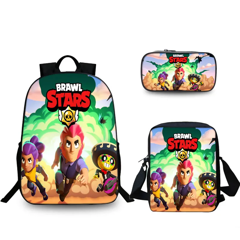 

Children School Bags Brawl Stars Game Schoolbag for Boys&Girls Backpack Game Printing Book Bag for Teenagers sac a dos enfant