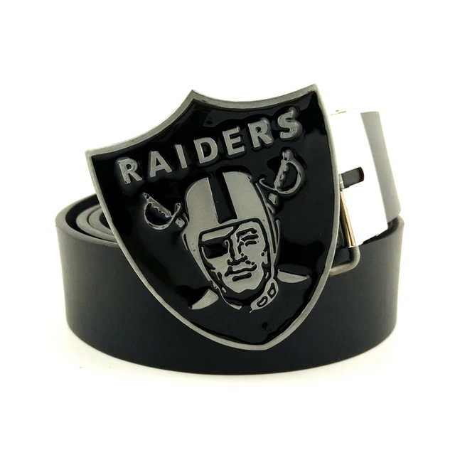 Men belt with Super Bowl Oakland Raiders belt buckle metal Replaceable