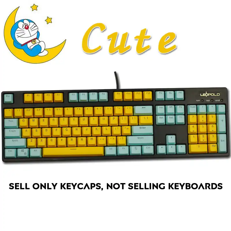 104 キーマイアミ Pbt バックライト Oem プロファイルキーキャップかわいい色バックライトキーキャップ Ansi レイアウトチェリー Mx メカニカルキーボード Mice Keyboards Accessories Aliexpress